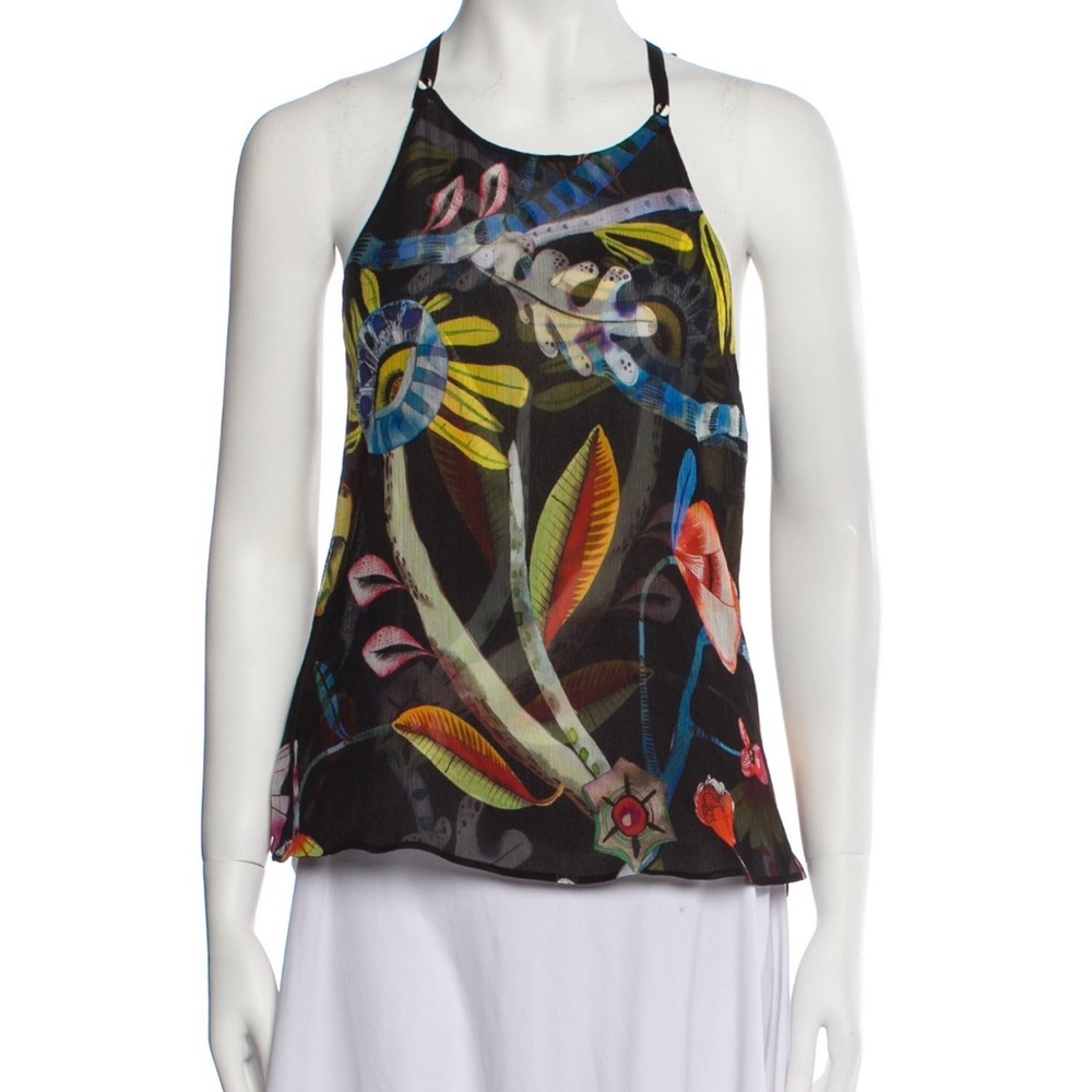 Giorgio Armani Multicolor Halter Top